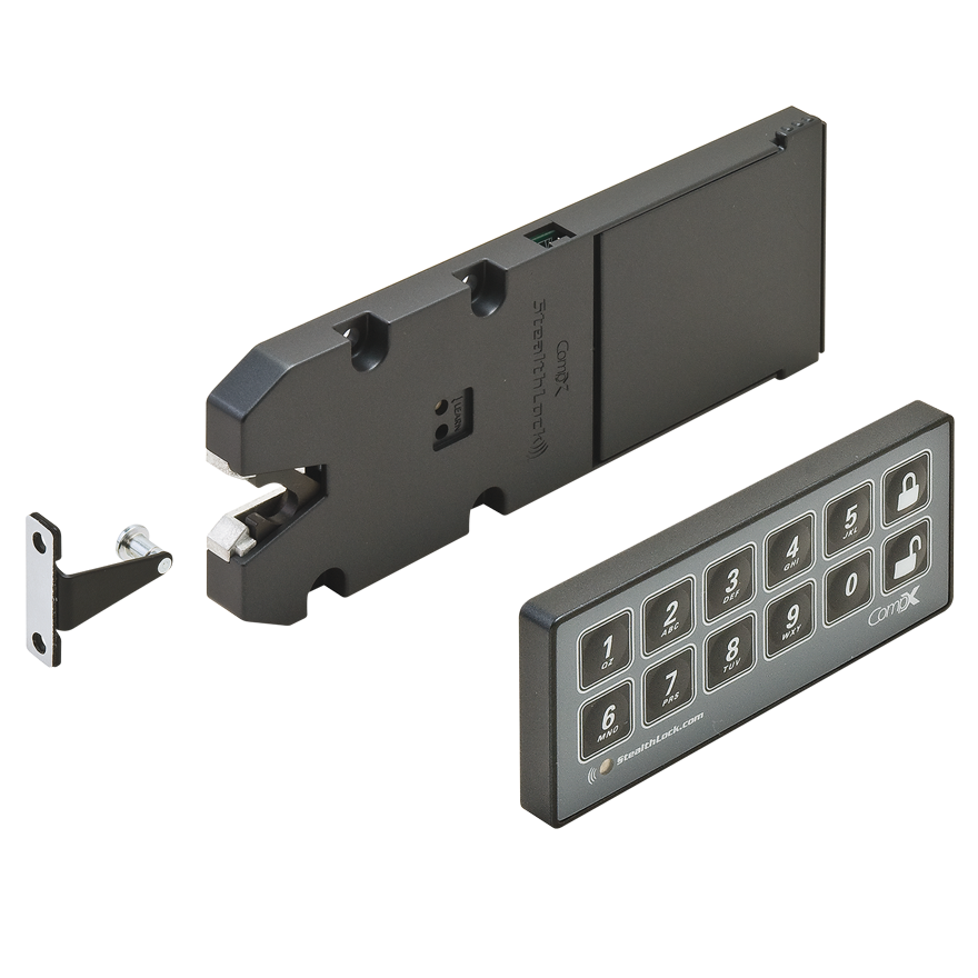 Hafele Cabinet Door Lock, Keyed Alike National Lock - High Security,  Brushed chrome, key #101